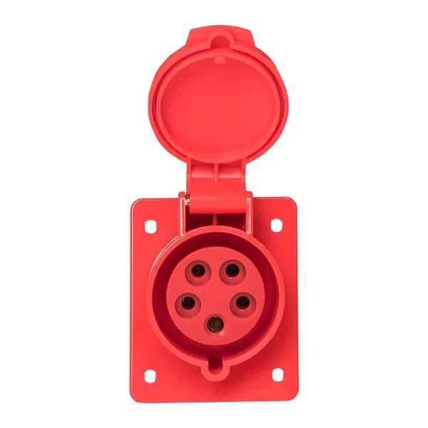 Розетка скрыт. уст. 32А 380В 3P+РЕ+N IP44 (425) EKF 