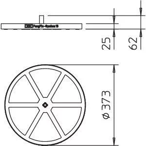Основание для сист. FangFix F-FIX-B16 OBO 
