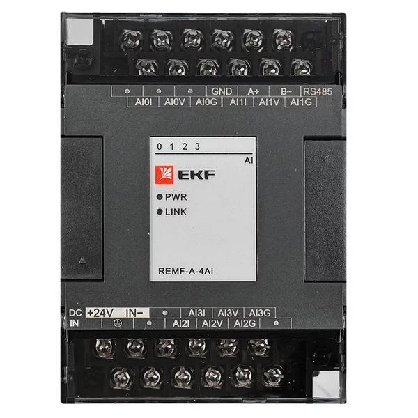 Модуль аналогового ввода REMF 4 PRO-Logic (без поверки) EKF 
