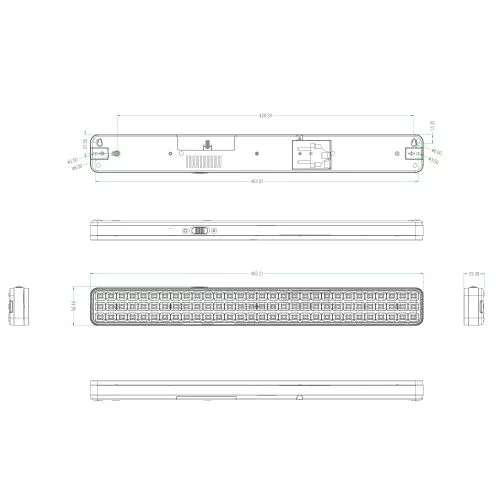 Светильник светодиодный DBA-107-0-20 9Вт 6500К IP20 90LED 4ч аварийный непостоянный Эра 