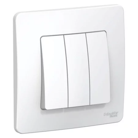 Выключатель 3-кл. СП Blanca 10А IP20 (сх. 1+1+1) 250В бел. SE 