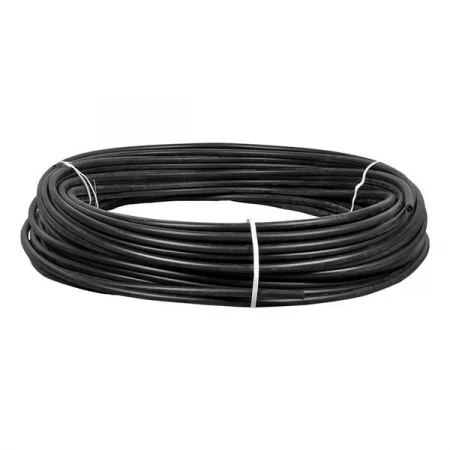 Труба гладкая ПНД жесткая d16мм черн. (уп.100м) PROxima EKF 
