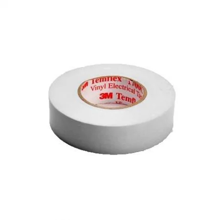 Изолента ПВХ 15мм Temflex 1300 бел. (рул.10м) 3М 