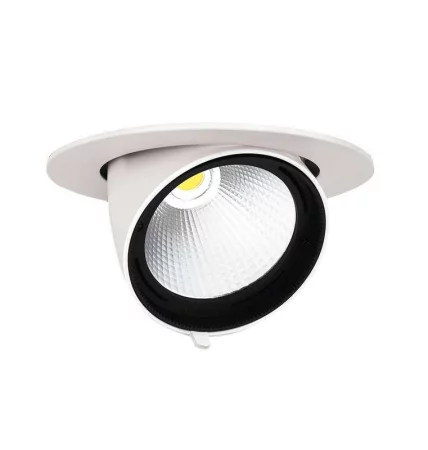 Светильник светодиодный PLED DL4 WH Downlight 40Вт 4000К IP40 24град. ДВО встраив. поворотн. Pro+ JazzWay 