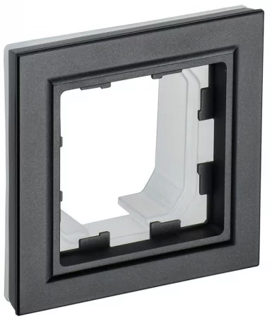 Рамка 1-м IP44 BRITE РУ-1-БрЧ-44 черн. IEK 