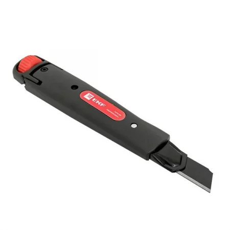 Нож строительно-монтажный 18мм НСМ-80 (SK4) Heavy Duty (до 60кг) Professional EKF 