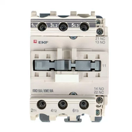 Контактор КМЭ 50А кат. 220В AC 1НО+1НЗ EKF 