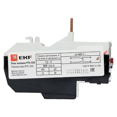 Реле тепл. РТЭ 1312 5.5-8А EKF 