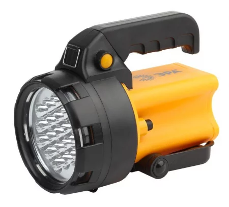 Фонарь-прожектор аккумуляторный Альфа PA-602 19LED литиевый аккум. 3А.ч ЗУ 220В + 12В (инд. упак.) Эра 