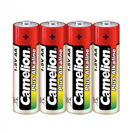 Элемент питания алкалиновый AA/LR6 1.5В Plus Alkaline LR6-SP4 (уп.4шт) Camelion 