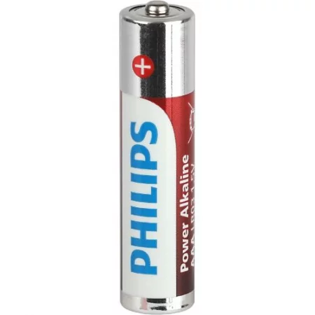 Элемент питания алкалиновый AAA/LR03 1.5В Power (блист. 4шт) Philips 