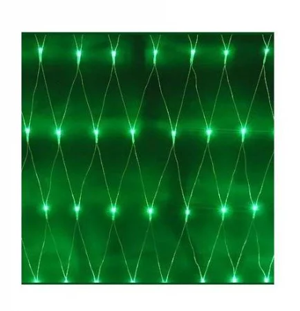Гирлянда "Сеть" NTLD300-G-E 300LED 2х1.5 зел. SHlights 