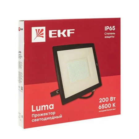 Прожектор светодиодный СДО-3008 200Вт 6500К IP65 Basic EKF 