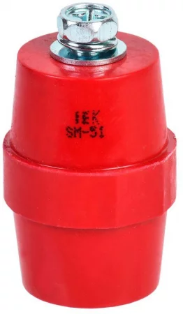 Изолятор SM51 (М8) силовой с болтом IEK 