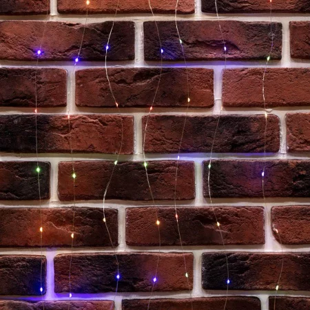 Гирлянда светодиодный занавес из росы 3х3м 300 LED IP20 USB + пульт управления с крючками для крепления мультиколор Neon-Night 
