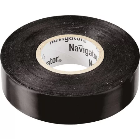 Изолента ПВХ 19мм (рул.20м) черн. NIT-A19-20/BL Navigator 