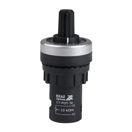 Потенциометр OptiSignal Compact D22 С7-POT-10 10кОм XB4BD912R10K КЭАЗ 