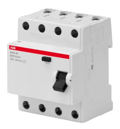 Выключатель диф. тока 4п 63А 30мА тип AC Basic M BMF41463 ABB 