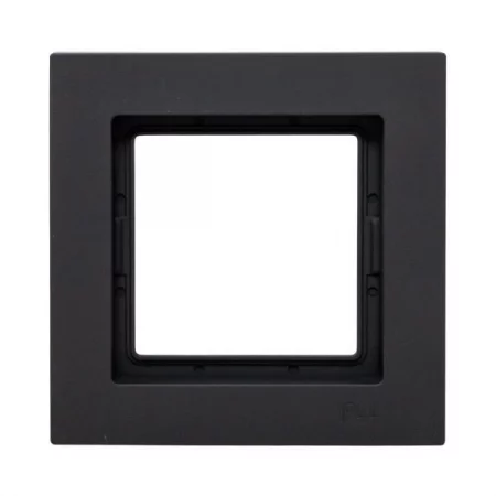 Рамка 1-м Эпика IP44 пластик черн. EKF 