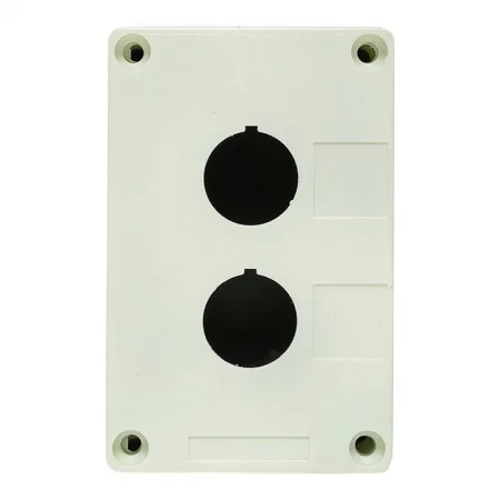 Корпус КП 102 2 кнопки белый EKF 
