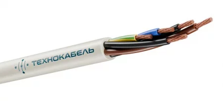 Провод ПВС 5х4 (4х4+1х4) 380В Б (м) Технокабель 