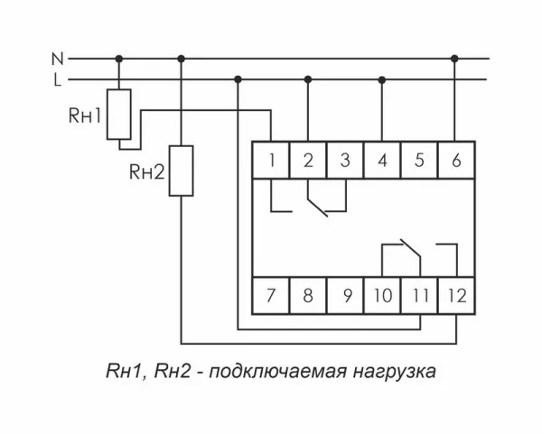 Реле времени PCU-507 2х8А 230В 2п IP20 многофункц. 2 независимых времен. 1 мод. монтаж на DIN-рейке F&F 