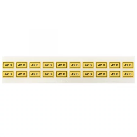 Наклейка "42В" 10х15мм EKF 