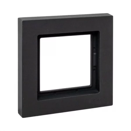 Рамка 1-м Эпика IP44 пластик черн. EKF 
