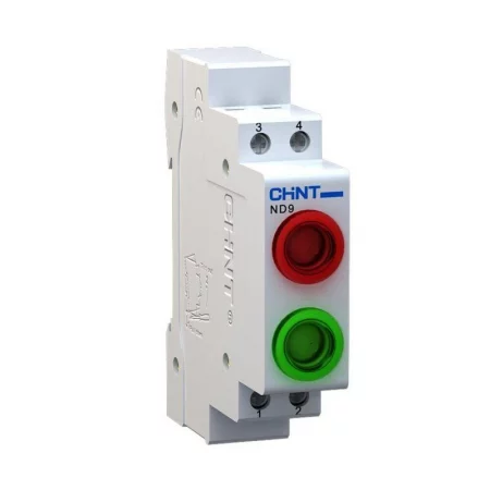 Индикатор ND9-2/gr AC/DC 230В (LED) (R) красн./зел. CHINT 