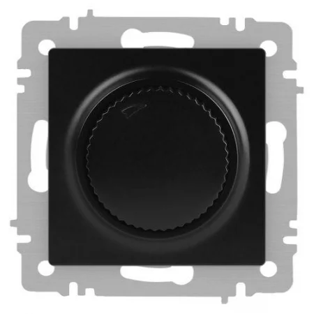 Светорегулятор поворотный СП Accent 6-401-05 600Вт 230В IP20 антрацит Intro 