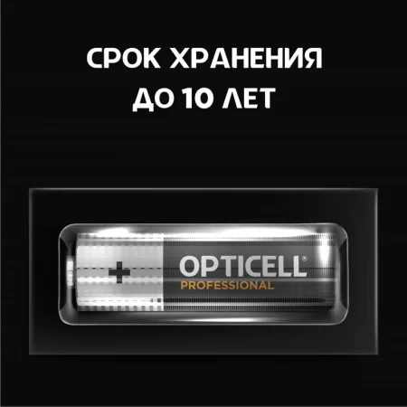 Элемент питания алкалиновый AA/LR6 (блист. 4шт) Professional Opticell 5052001/