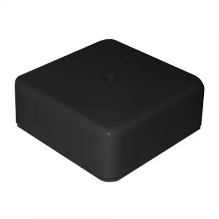 Коробка распределительная ОП 78х78х30мм IP41 6 выходов крышка с винтовым креплением материал - полипропилен черн. Epplast 
