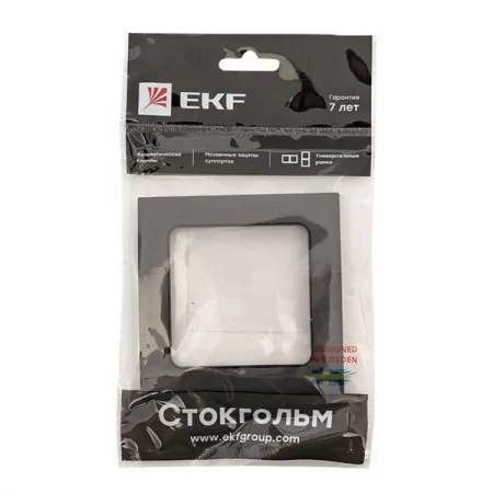 Рамка 1-м Стокгольм черн. PROxima EKF 