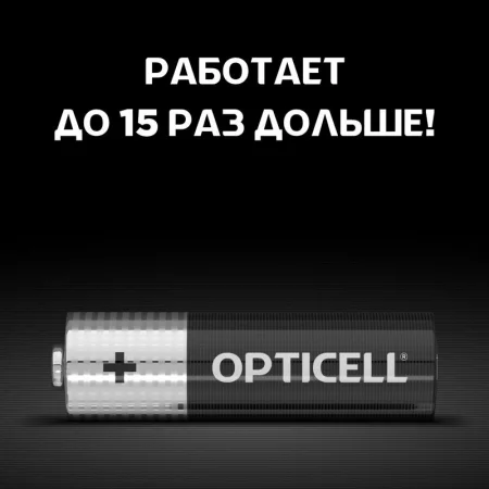 Элемент питания алкалиновый AA/LR6 (блист. 12шт) Basic Opticell /6051010