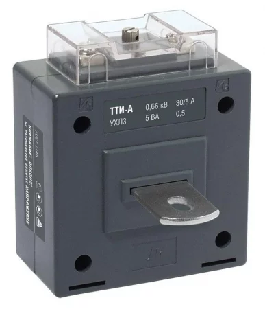 Трансформатор тока ТТИ-А 200/5А кл. точн. 0.5S 5В.А IEK 