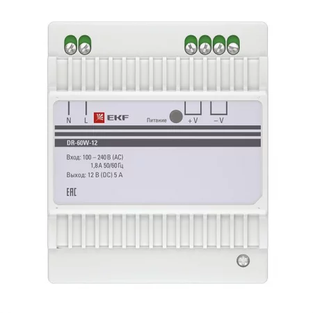Блок питания 12В DR-60W-12 PROxima EKF 