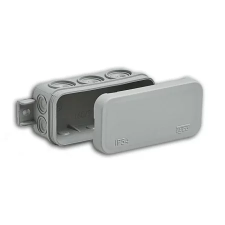 Коробка распределительная ОП 43х80х35мм IP54 10 вводов сер. Ruvinil 