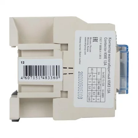 Контактор КМЭ 12А кат. 380В AC 1НО EKF 