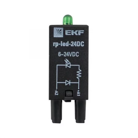 Модуль светодиодный 24 VDC для промежуточных реле RP AVERES EKF 