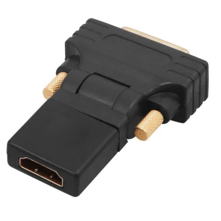 Переходник штекер DVI-D - гнездо HDMI поворотный Rexant 
