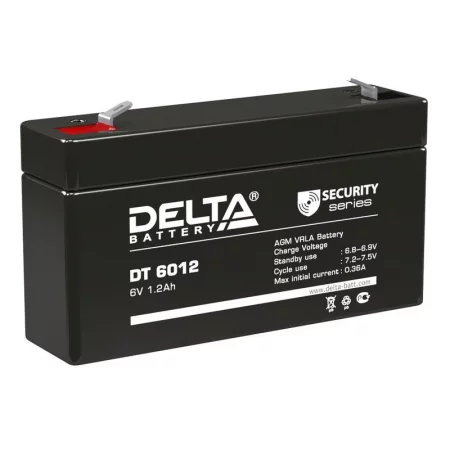 Аккумулятор ОПС 6В 1.2А.ч DT 6012 Delta 