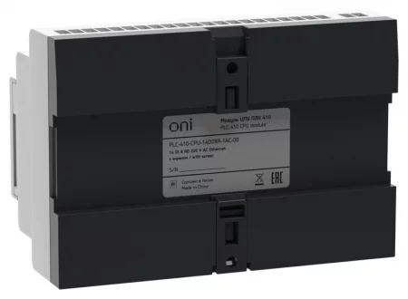 Модуль ЦПУ ПЛК 410 14 DI 8 RO 220В AC с Ethernet портом с экраном ONI 