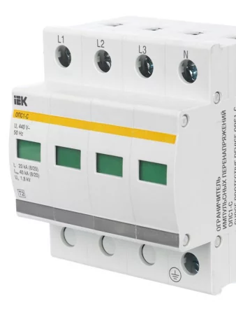 Ограничитель перенапряжения ОПС1-C 4P KARAT IEK 