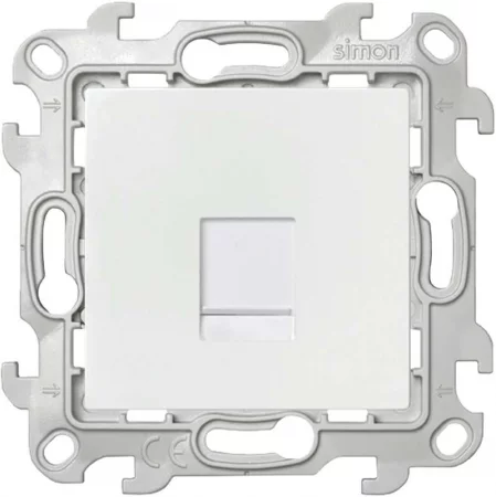 Розетка компьютерная СП Simon 24 RJ45 кат.5E UTP IP20 механизм бел. Simon 