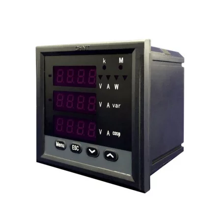 Прибор измерительный многофункциональный PD666-3S4 3ф 5А RS-485 96х96 LED дисплей 380В CHINT 