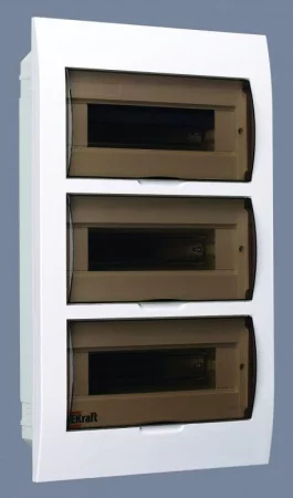Корпус встраиваемый ЩРВ-П-36 50х36х10 36мод. IP41 пластик. DEKraft 