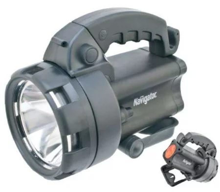 Фонарь-прожектор аккумуляторный 94 963 NPT-SP09-ACCU 1CREE 3Вт + 4LED аккум. 4В 4А.ч. NAVIGATOR 