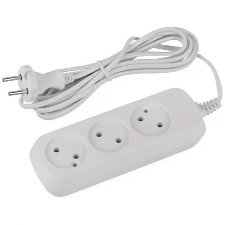 Удлинитель 3х3м без заземл. ШВВП 2х0.75 UDL-6-330 Greenline Эра 