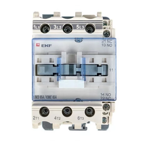 Контактор КМЭ 65А кат. 220В AC 1НО+1НЗ EKF 