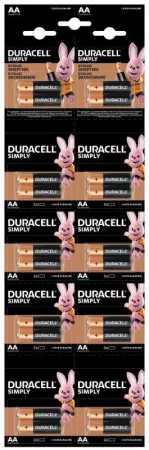 Элемент питания AA/LR6-2BL Basic 2х10 5010608 (блист.20шт) Duracell 